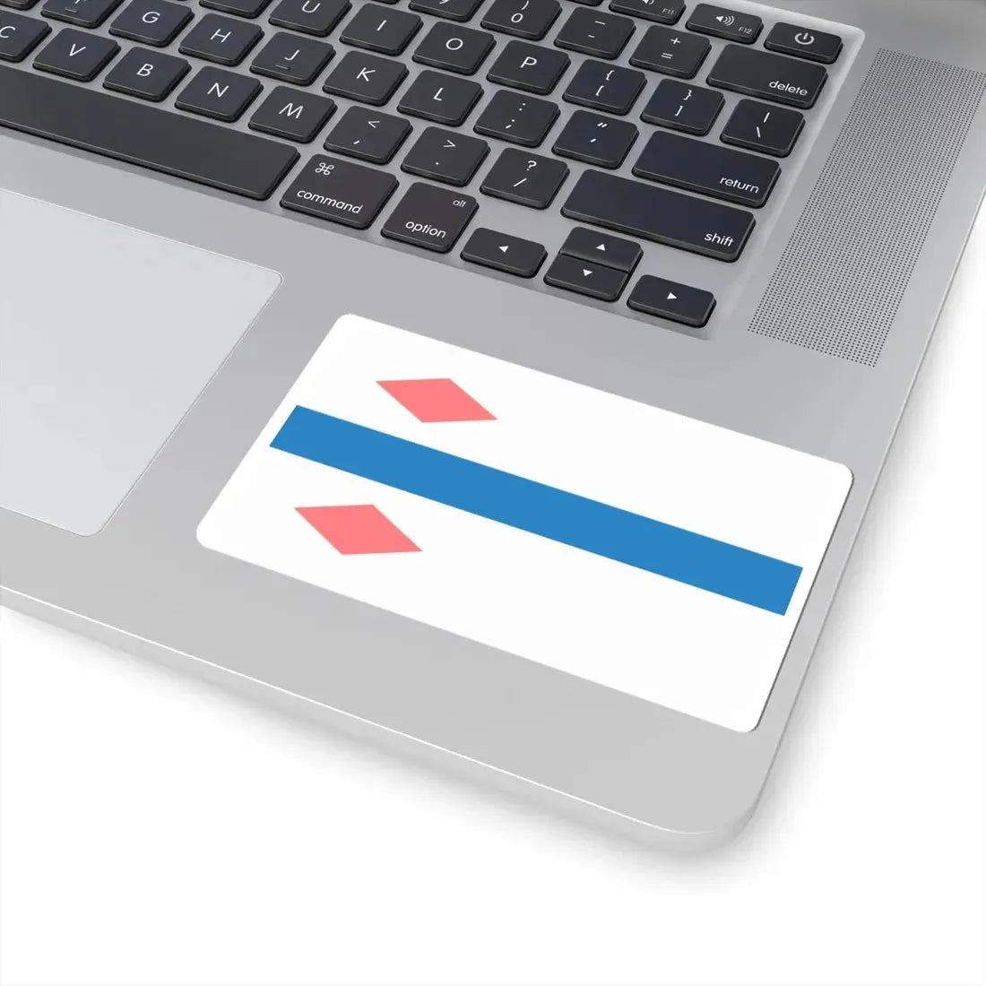 POL Białogard flag (Poland) STICKER Vinyl Kiss-Cut Decal - The Sticker Space