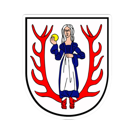 POL Biały Bór COA (Poland) (Coat of Arms) STICKER Vinyl Kiss-Cut Decal 2 Inch White - The Sticker Space