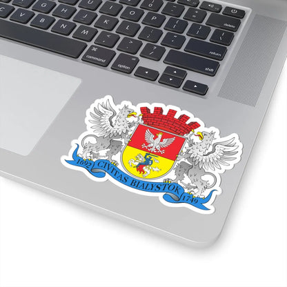 POL Białystok COA grand (Poland) (Coat of Arms) STICKER Vinyl Kiss-Cut Decal - The Sticker Space