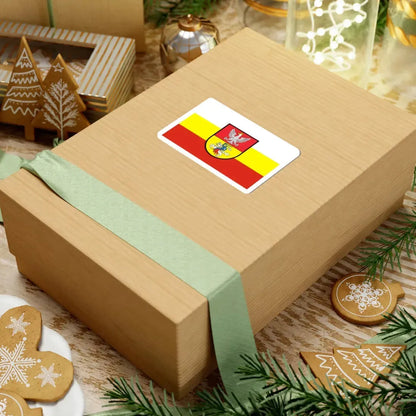 POL Białystok flag (Poland) STICKER Vinyl Kiss-Cut Decal - The Sticker Space