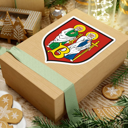 POL Biecz COA (Poland) (Coat of Arms) STICKER Vinyl Kiss-Cut Decal - The Sticker Space