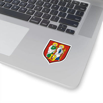 POL Biecz COA (Poland) (Coat of Arms) STICKER Vinyl Kiss-Cut Decal - The Sticker Space