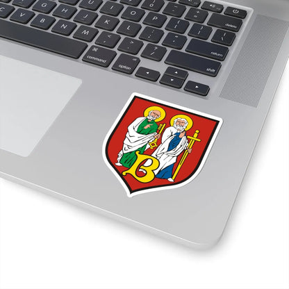 POL Biecz COA (Poland) (Coat of Arms) STICKER Vinyl Kiss-Cut Decal - The Sticker Space