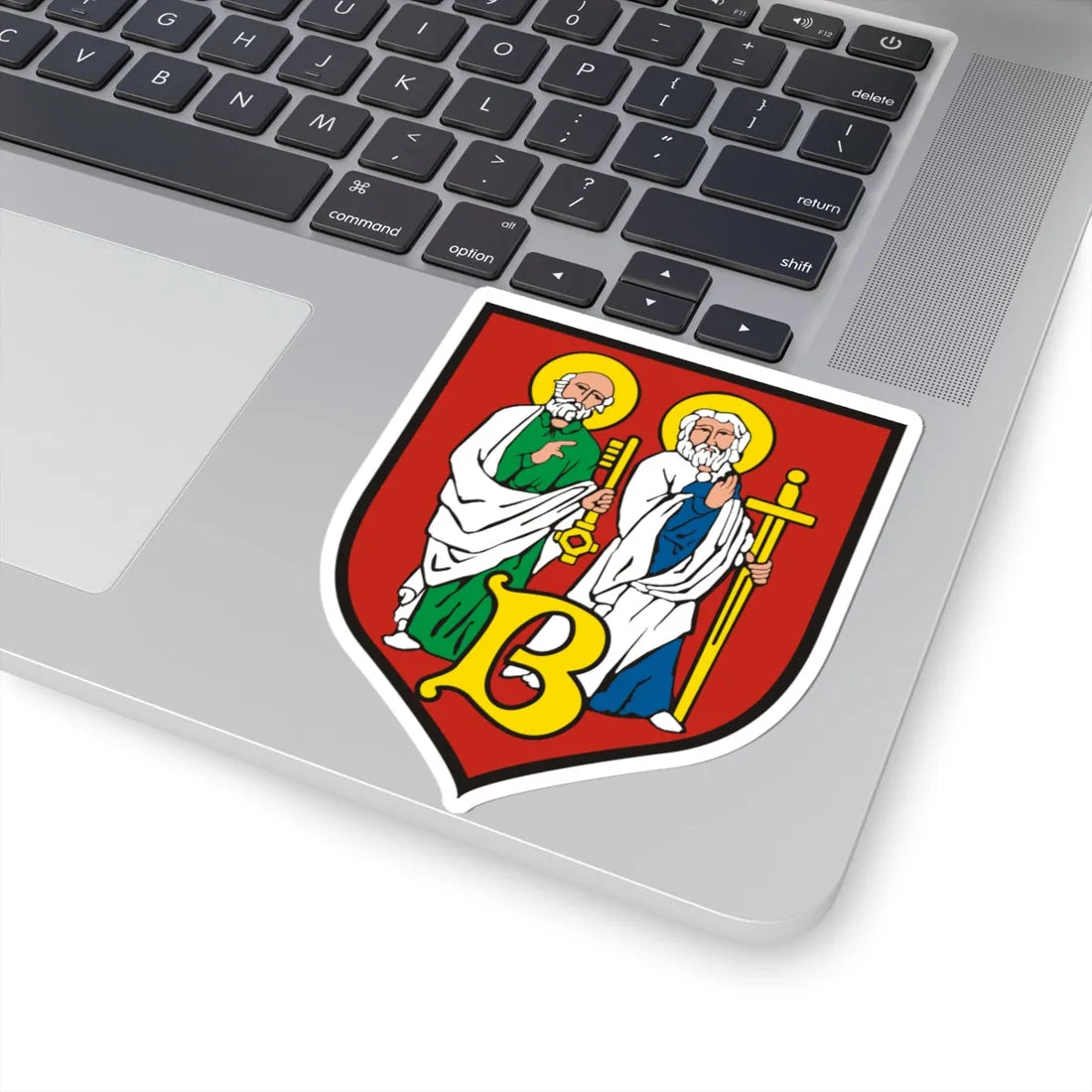 POL Biecz COA (Poland) (Coat of Arms) STICKER Vinyl Kiss-Cut Decal - The Sticker Space