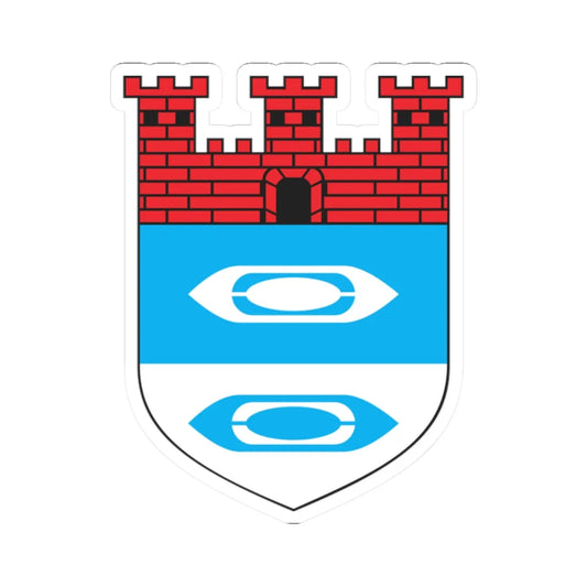 POL Bielawa COA (Poland) (Coat of Arms) STICKER Vinyl Kiss-Cut Decal 2 Inch White - The Sticker Space