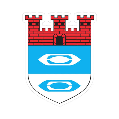 POL Bielawa COA (Poland) (Coat of Arms) STICKER Vinyl Kiss-Cut Decal 3 Inch White - The Sticker Space