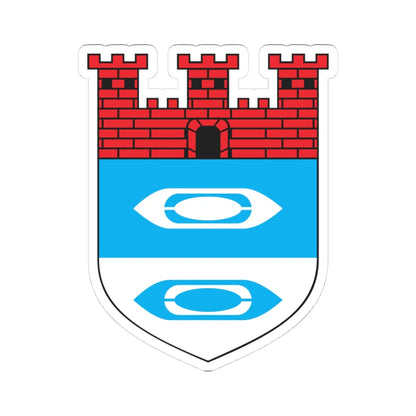 POL Bielawa COA (Poland) (Coat of Arms) STICKER Vinyl Kiss-Cut Decal 4 Inch White - The Sticker Space