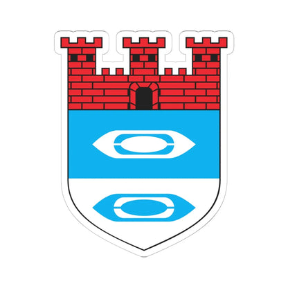 POL Bielawa COA (Poland) (Coat of Arms) STICKER Vinyl Kiss-Cut Decal 6 Inch White - The Sticker Space