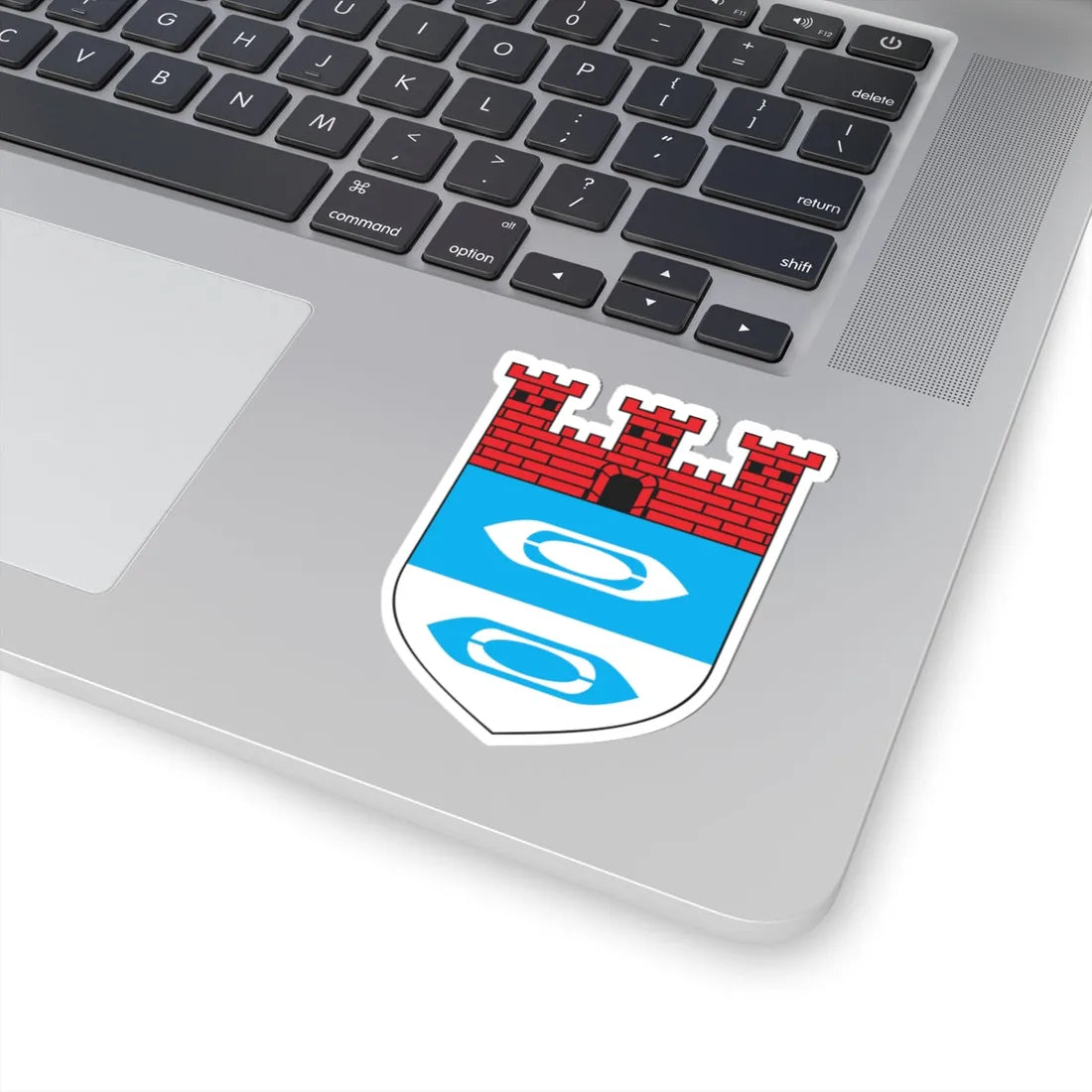 POL Bielawa COA (Poland) (Coat of Arms) STICKER Vinyl Kiss-Cut Decal - The Sticker Space