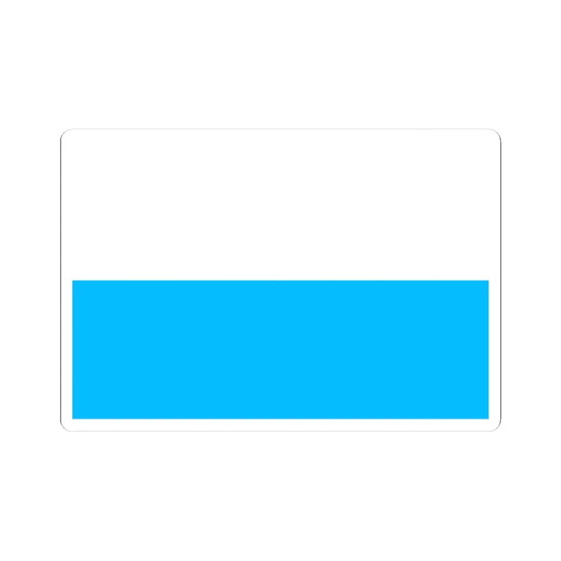 POL Bielawa flag old (Poland) STICKER Vinyl Kiss-Cut Decal 3 Inch White - The Sticker Space