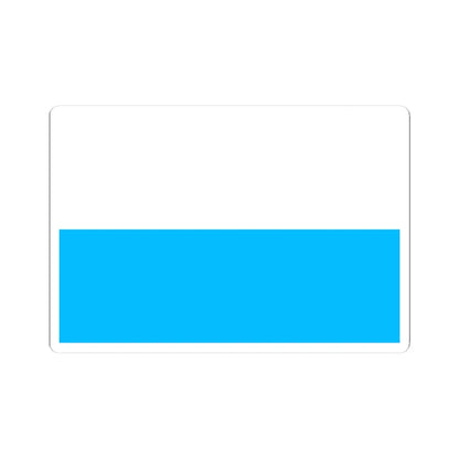 POL Bielawa flag old (Poland) STICKER Vinyl Kiss-Cut Decal 3 Inch White - The Sticker Space