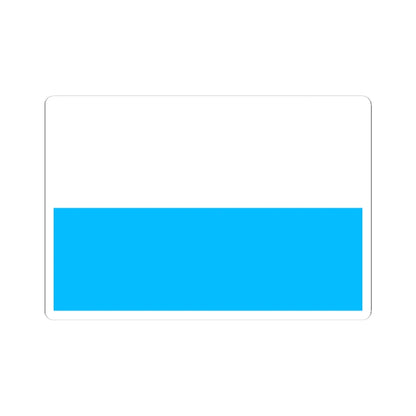 POL Bielawa flag old (Poland) STICKER Vinyl Kiss-Cut Decal 4 Inch White - The Sticker Space