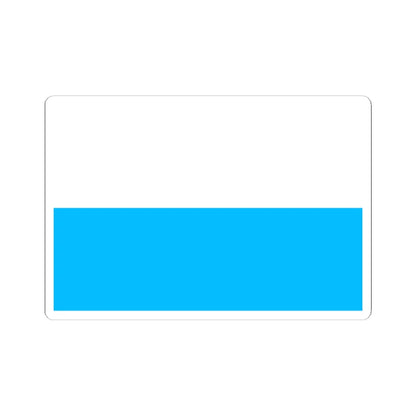 POL Bielawa flag old (Poland) STICKER Vinyl Kiss-Cut Decal 6 Inch White - The Sticker Space