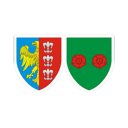 POL Bielsko-Biała COA (Poland) (Coat of Arms) STICKER Vinyl Kiss-Cut Decal 3 Inch White - The Sticker Space