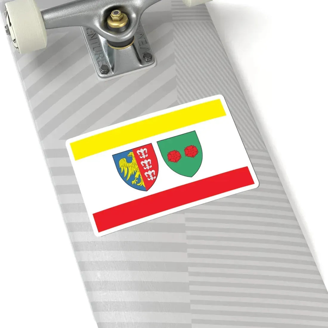 POL Bielsko Biała flag (Poland) STICKER Vinyl Kiss-Cut Decal - The Sticker Space