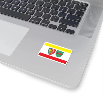 POL Bielsko Biała flag (Poland) STICKER Vinyl Kiss-Cut Decal - The Sticker Space