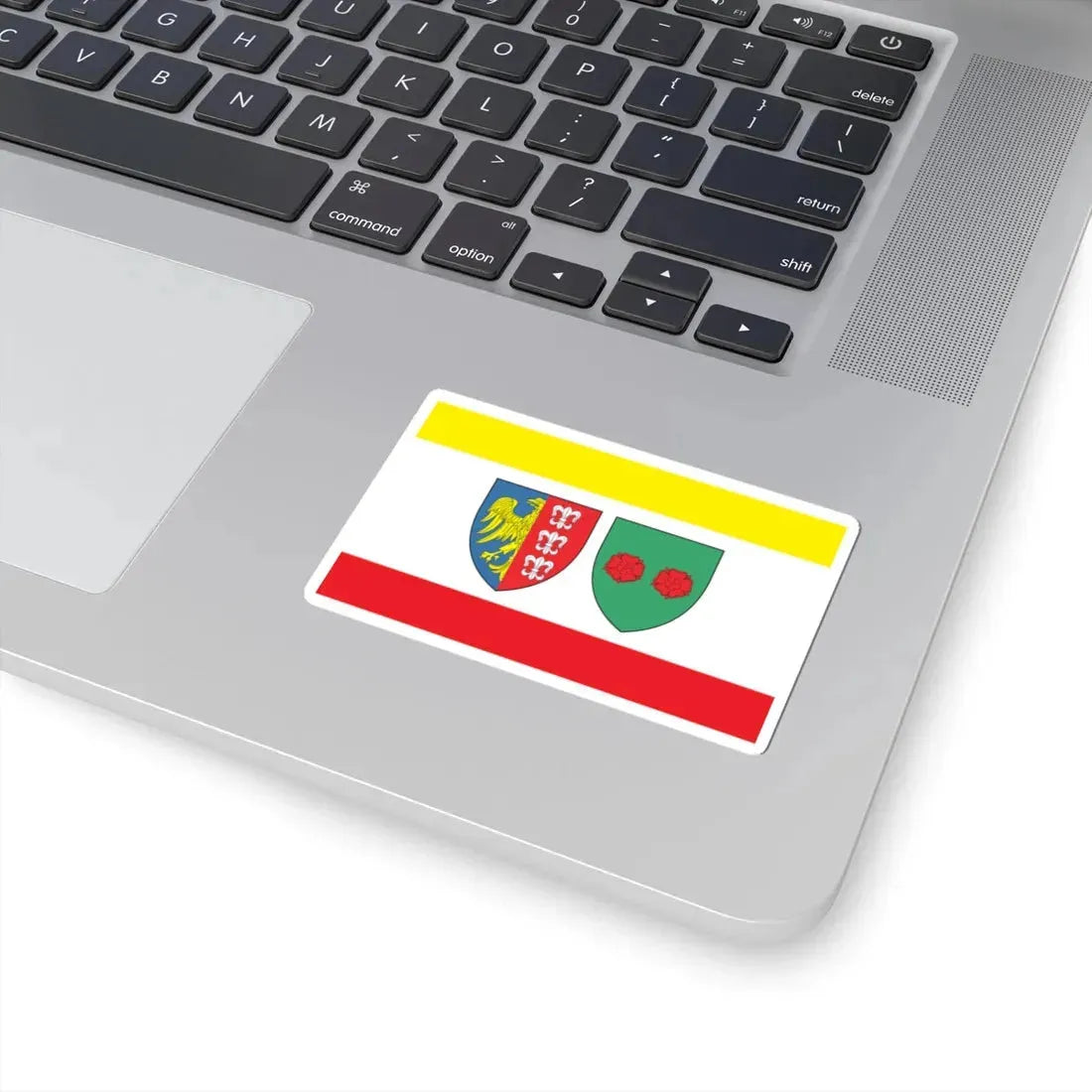 POL Bielsko Biała flag (Poland) STICKER Vinyl Kiss-Cut Decal - The Sticker Space