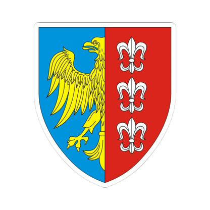 POL Bielsko COA (Poland) (Coat of Arms) STICKER Vinyl Kiss-Cut Decal 4 Inch White - The Sticker Space