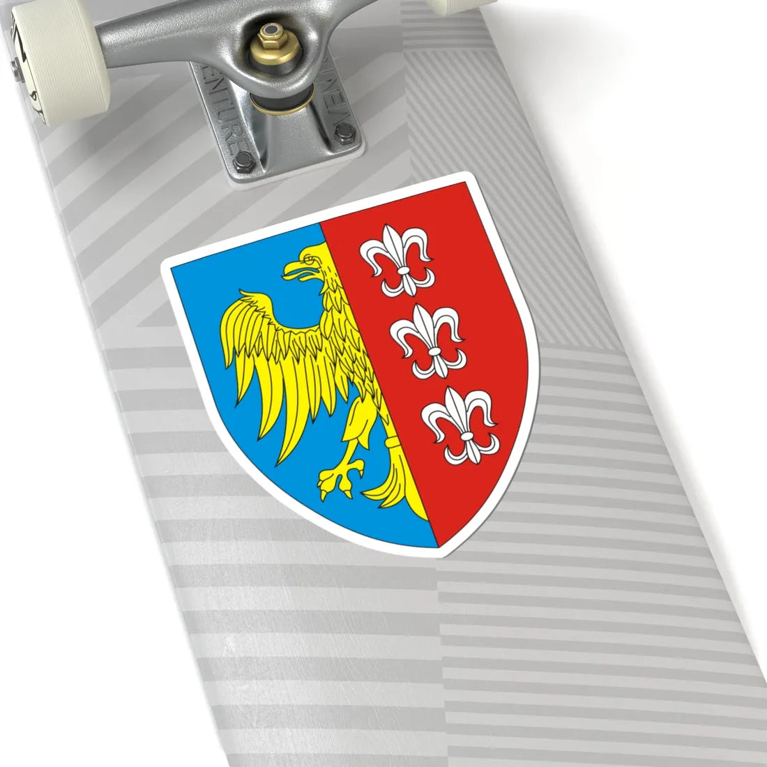 POL Bielsko COA (Poland) (Coat of Arms) STICKER Vinyl Kiss-Cut Decal - The Sticker Space