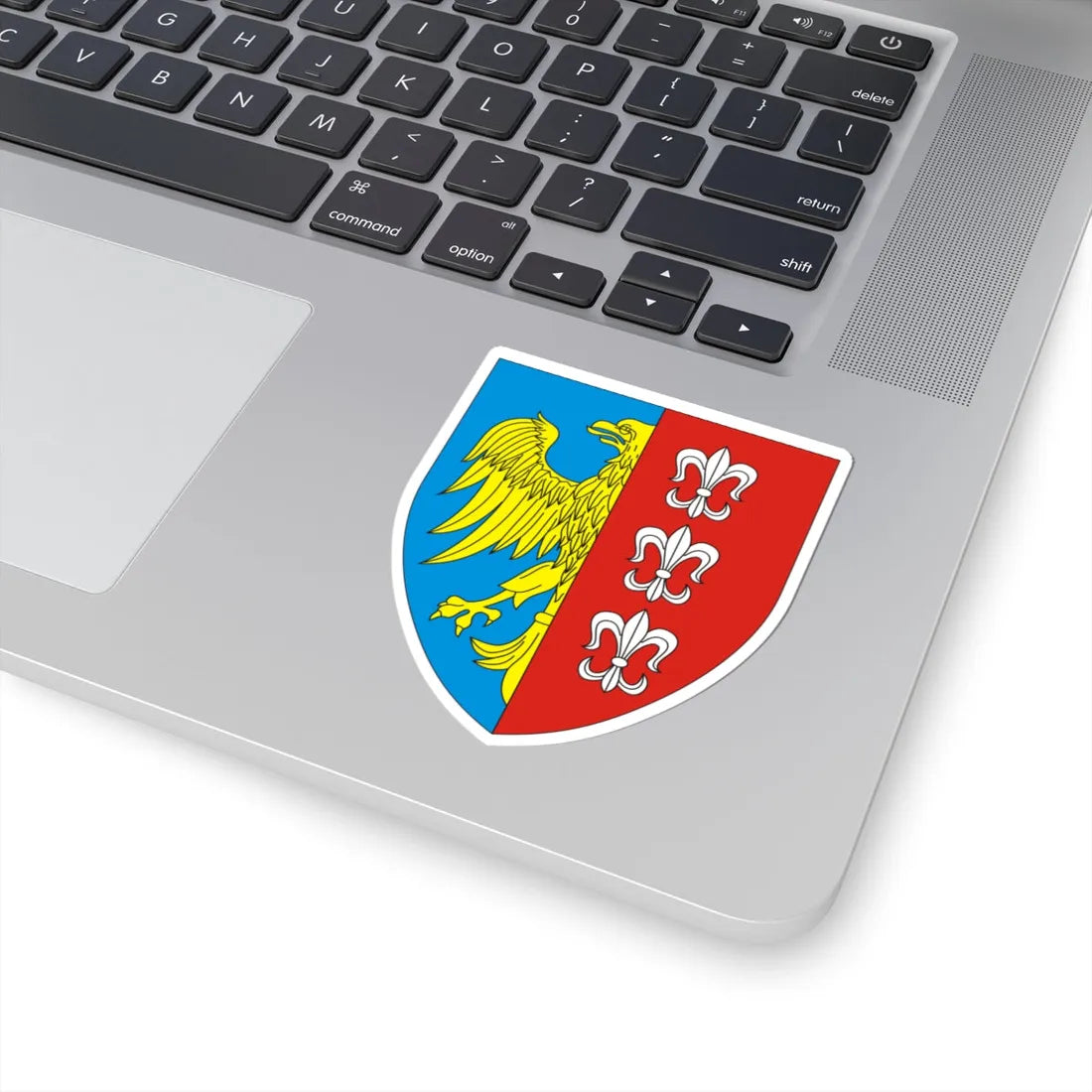 POL Bielsko COA (Poland) (Coat of Arms) STICKER Vinyl Kiss-Cut Decal - The Sticker Space