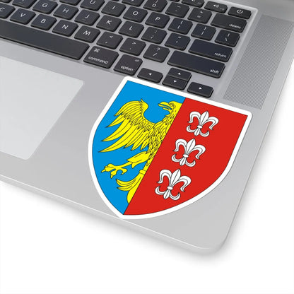 POL Bielsko COA (Poland) (Coat of Arms) STICKER Vinyl Kiss-Cut Decal - The Sticker Space