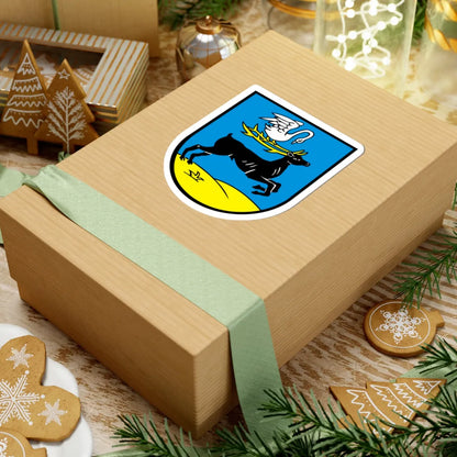 POL Bieruń COA (Poland) (Coat of Arms) STICKER Vinyl Kiss-Cut Decal - The Sticker Space