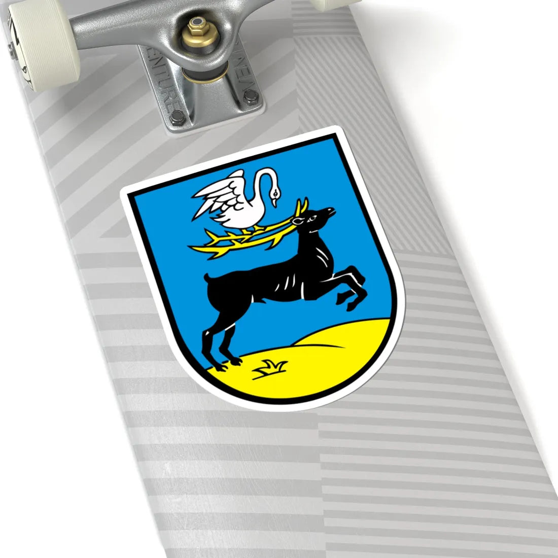 POL Bieruń COA (Poland) (Coat of Arms) STICKER Vinyl Kiss-Cut Decal - The Sticker Space