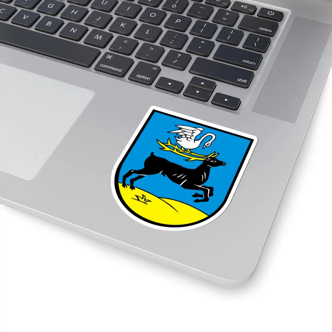 POL Bieruń COA (Poland) (Coat of Arms) STICKER Vinyl Kiss-Cut Decal - The Sticker Space