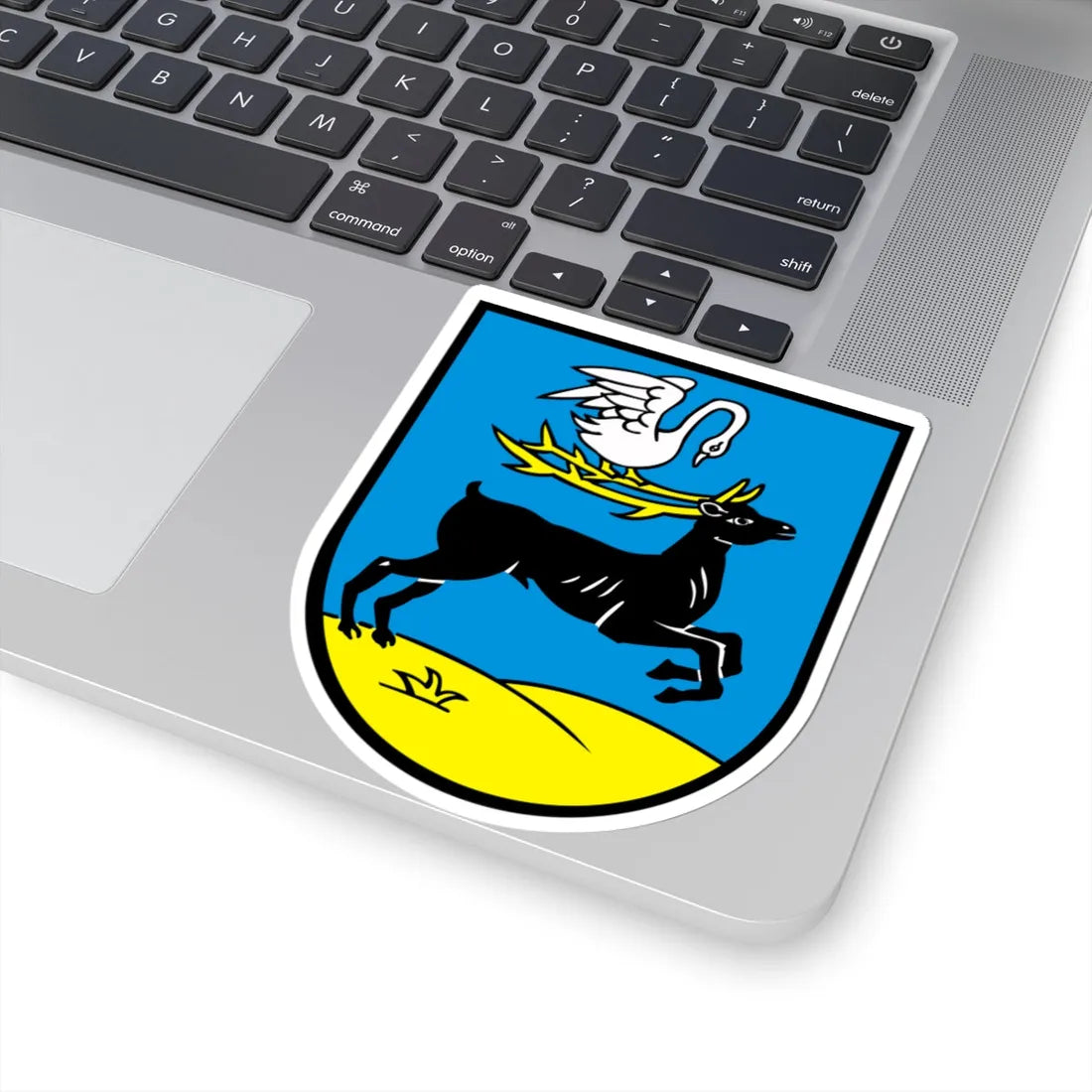 POL Bieruń COA (Poland) (Coat of Arms) STICKER Vinyl Kiss-Cut Decal - The Sticker Space