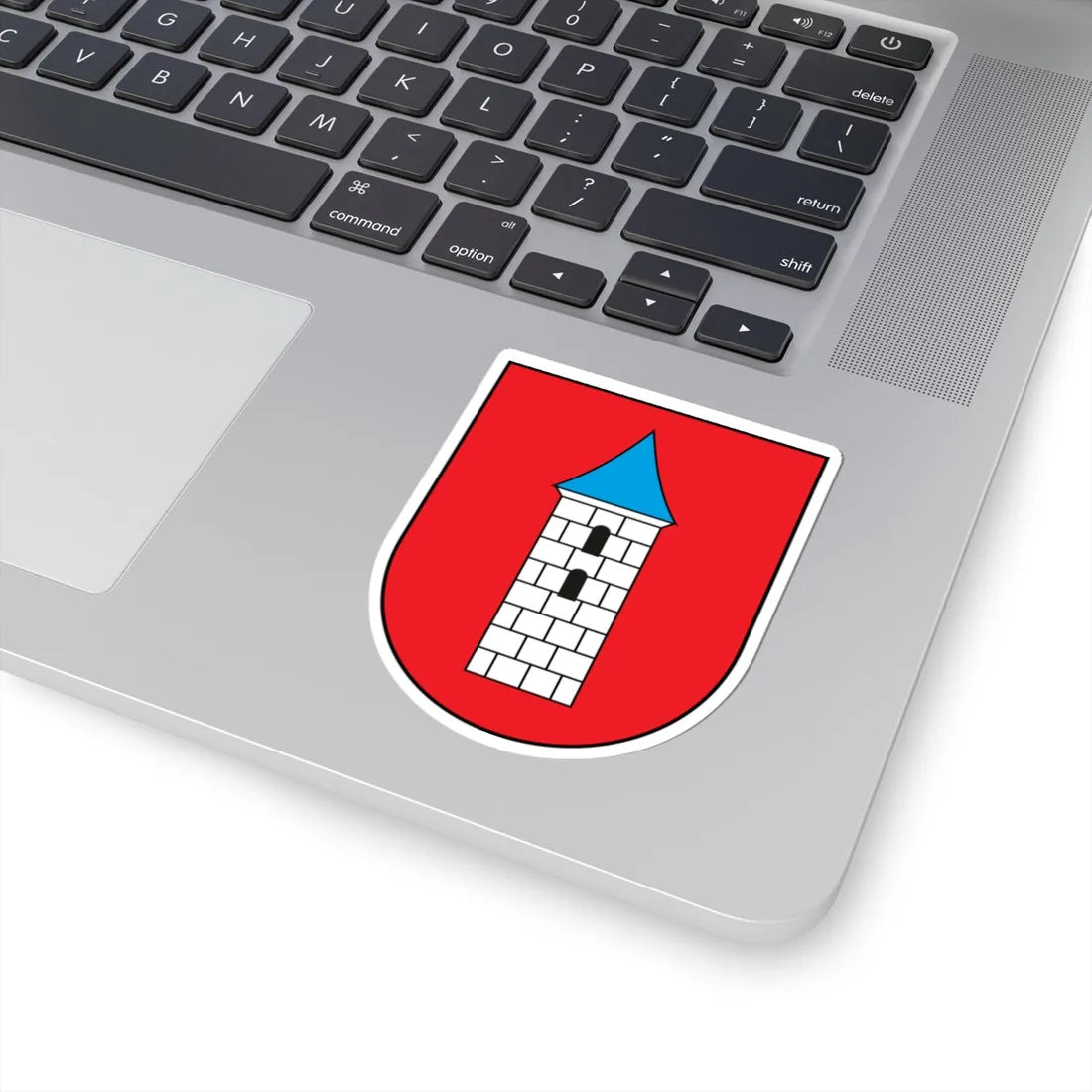 POL Bieżuń COA (Poland) (Coat of Arms) STICKER Vinyl Kiss-Cut Decal - The Sticker Space