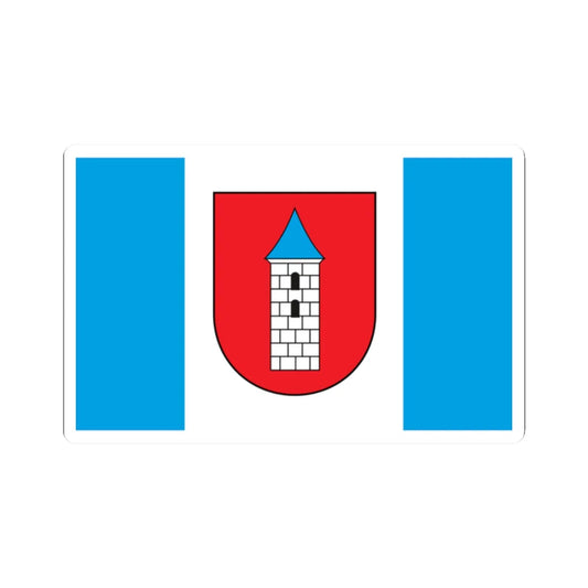 POL Biezun flag (Poland) STICKER Vinyl Kiss-Cut Decal 2 Inch White - The Sticker Space