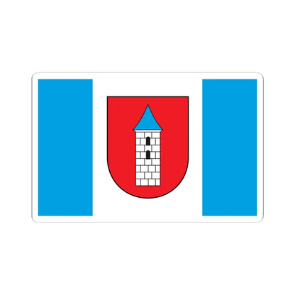 POL Biezun flag (Poland) STICKER Vinyl Kiss-Cut Decal 3 Inch White - The Sticker Space