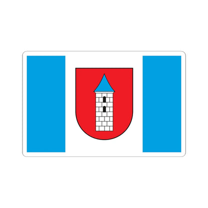 POL Biezun flag (Poland) STICKER Vinyl Kiss-Cut Decal 6 Inch White - The Sticker Space