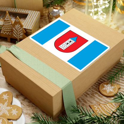 POL Biezun flag (Poland) STICKER Vinyl Kiss-Cut Decal - The Sticker Space