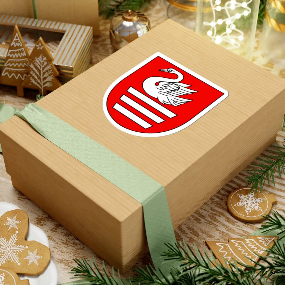 POL Biłgoraj COA (Poland) (Coat of Arms) STICKER Vinyl Kiss-Cut Decal - The Sticker Space