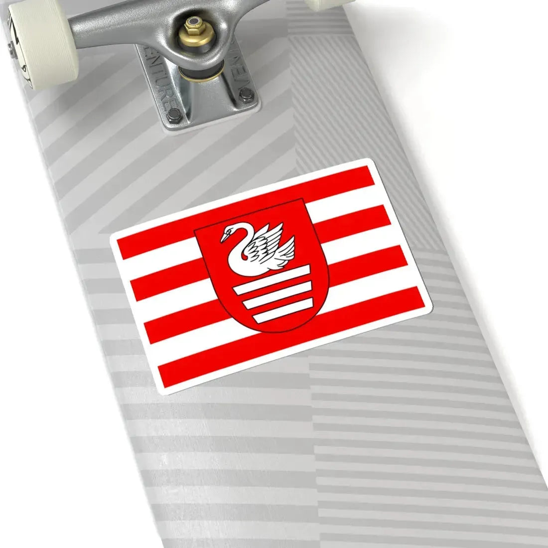 POL Biłgoraj flag (Poland) STICKER Vinyl Kiss-Cut Decal - The Sticker Space