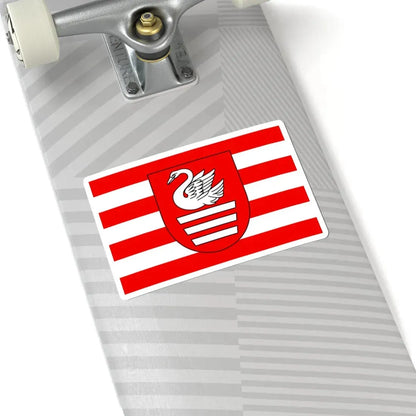 POL Biłgoraj flag (Poland) STICKER Vinyl Kiss-Cut Decal - The Sticker Space