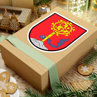 POL Bisztynek COA do 2017 (Poland) (Coat of Arms) STICKER Vinyl Kiss-Cut Decal - The Sticker Space