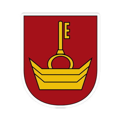 POL Bnin COA (Poland) (Coat of Arms) STICKER Vinyl Kiss-Cut Decal 3 Inch White - The Sticker Space