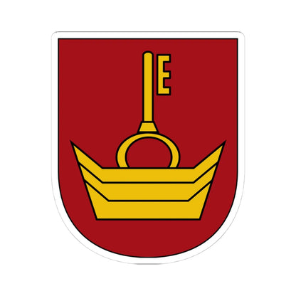 POL Bnin COA (Poland) (Coat of Arms) STICKER Vinyl Kiss-Cut Decal 4 Inch White - The Sticker Space