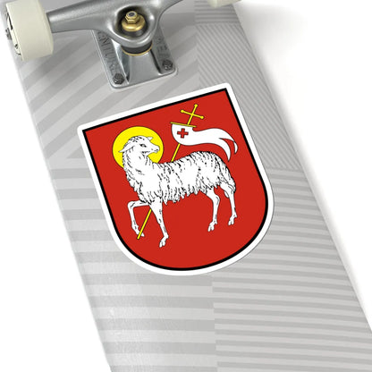 POL Bobolice COA (Poland) (Coat of Arms) STICKER Vinyl Kiss-Cut Decal - The Sticker Space