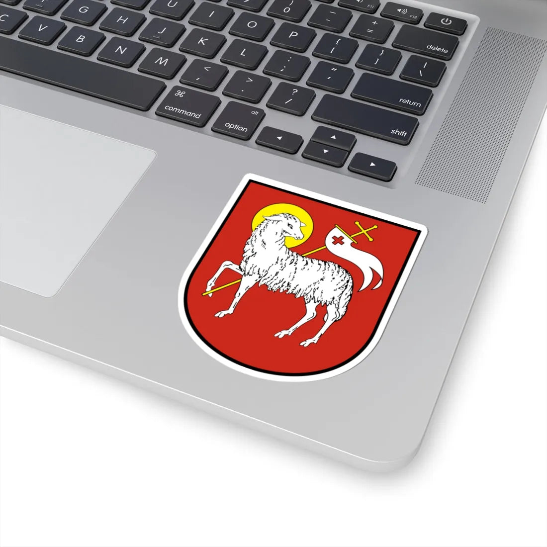 POL Bobolice COA (Poland) (Coat of Arms) STICKER Vinyl Kiss-Cut Decal - The Sticker Space