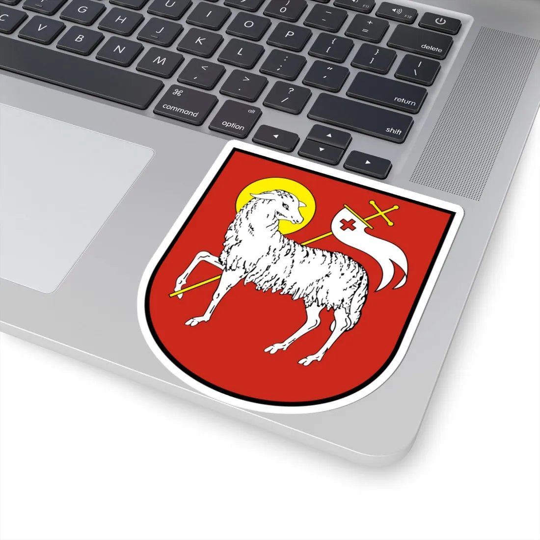 POL Bobolice COA (Poland) (Coat of Arms) STICKER Vinyl Kiss-Cut Decal - The Sticker Space