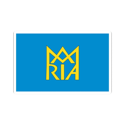 POL Bodzanow flag (Poland) STICKER Vinyl Kiss-Cut Decal 2 Inch White - The Sticker Space