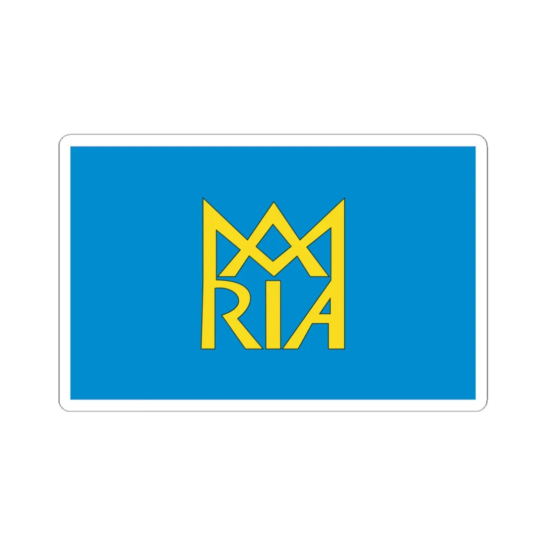 POL Bodzanow flag (Poland) STICKER Vinyl Kiss-Cut Decal 6 Inch White - The Sticker Space