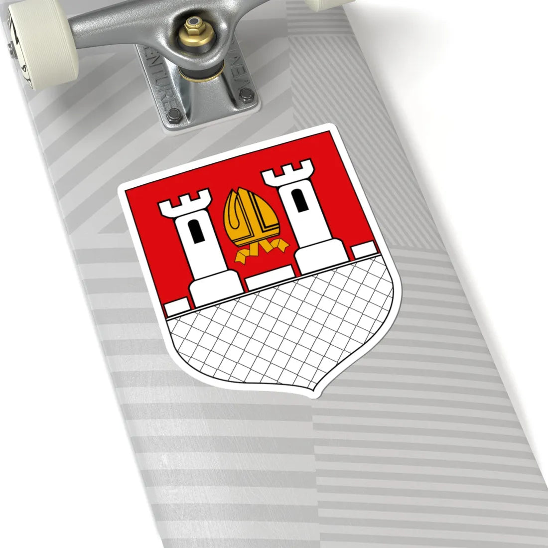 POL Bodzentyn COA (Poland) (Coat of Arms) STICKER Vinyl Kiss-Cut Decal - The Sticker Space