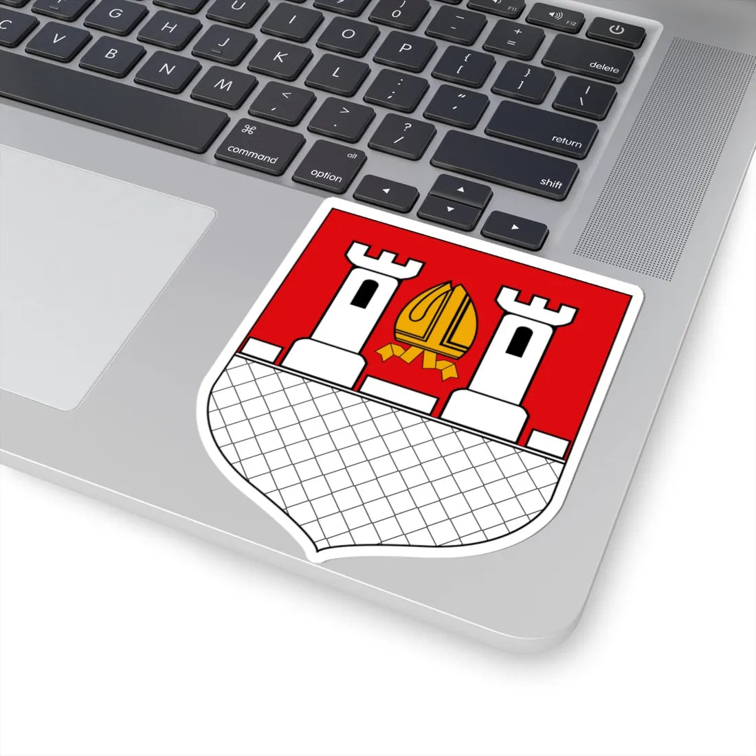 POL Bodzentyn COA (Poland) (Coat of Arms) STICKER Vinyl Kiss-Cut Decal - The Sticker Space