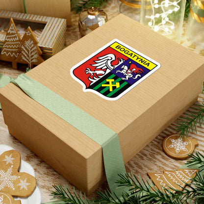 POL Bogatynia COA (Poland) (Coat of Arms) STICKER Vinyl Kiss-Cut Decal - The Sticker Space