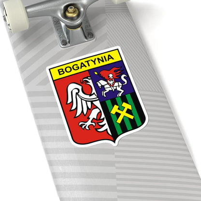 POL Bogatynia COA (Poland) (Coat of Arms) STICKER Vinyl Kiss-Cut Decal - The Sticker Space