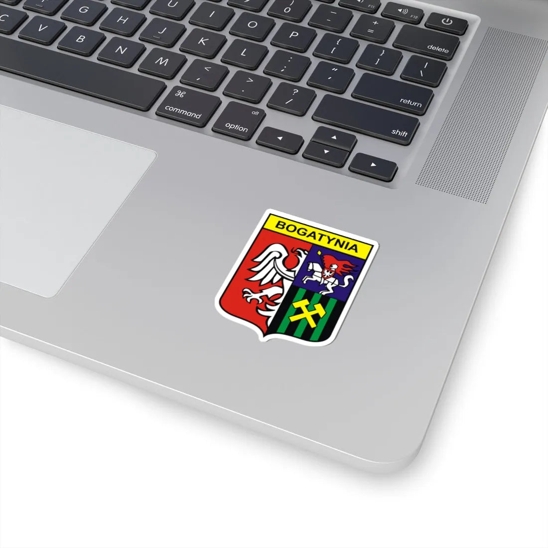 POL Bogatynia COA (Poland) (Coat of Arms) STICKER Vinyl Kiss-Cut Decal - The Sticker Space